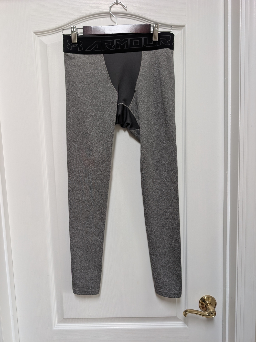 Under Armour ColdGear Compression Leggings Men's LG Gray